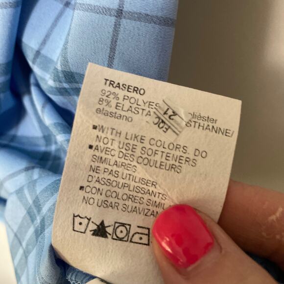 Under Armour Men's Blue Tide Chaser 2.0 Plaid Short Sleeve UPF 30 Size Small - Picture 9 of 12